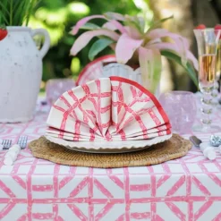 Pomegranate Inc Rose Bamboo Napkin | Set of 4^ Napkins
