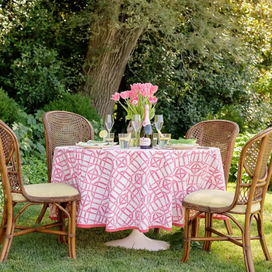Pomegranate Inc Rose Bamboo Tablecloth^ Tablecloths