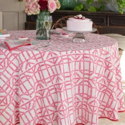 Pomegranate Inc Rose Bamboo Tablecloth^ Tablecloths