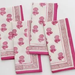 Pomegranate Inc Rose Wine Napkin | Set of 4^ Napkins