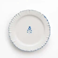 Pomegranate Inc Ruffled Cobalt Blue Salad Plate | Set of 2^ Dinnerware