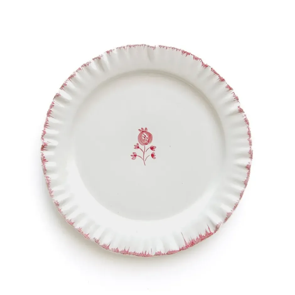 Pomegranate Inc Ruffled Rose Salad Plate | Set of 2^ Dinnerware