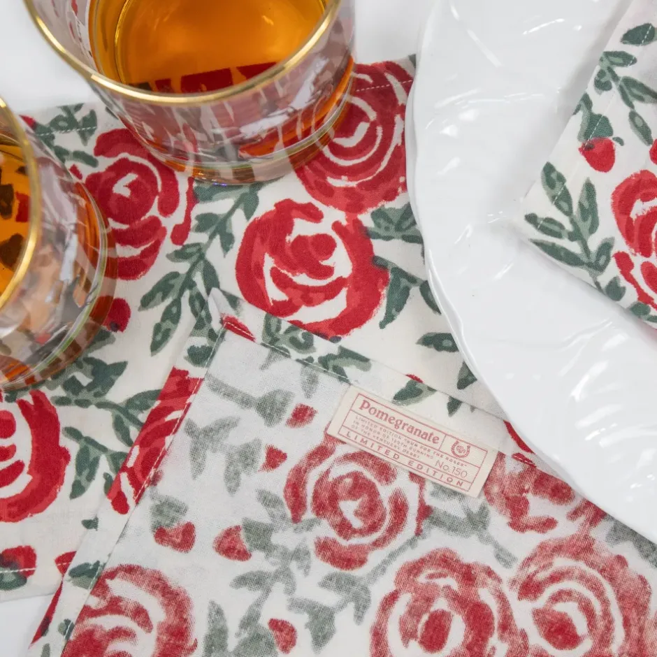Pomegranate Inc Run For The Roses 150 Cocktail Napkins | Set of 6^ Cocktail Napkins