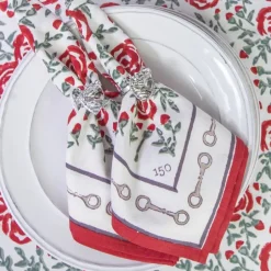 Pomegranate Inc Run For The Roses 150 Napkins | Set of 4^ Napkins