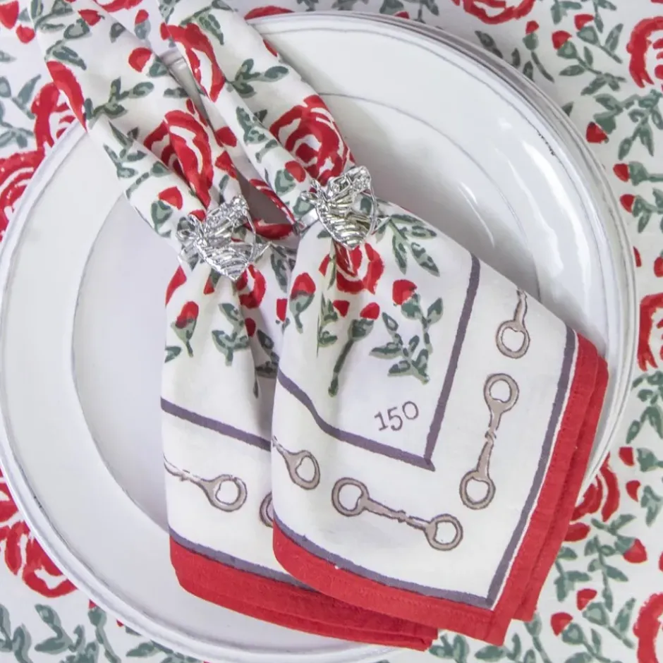 Pomegranate Inc Run For The Roses 150 Napkins | Set of 4^ Napkins