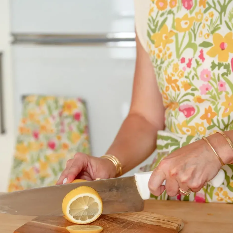 Pomegranate Inc 70s Flower Apron^ Aprons