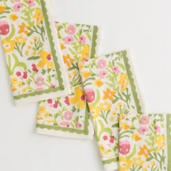 Pomegranate Inc 70s Flower Napkin | Set of 4^ Napkins