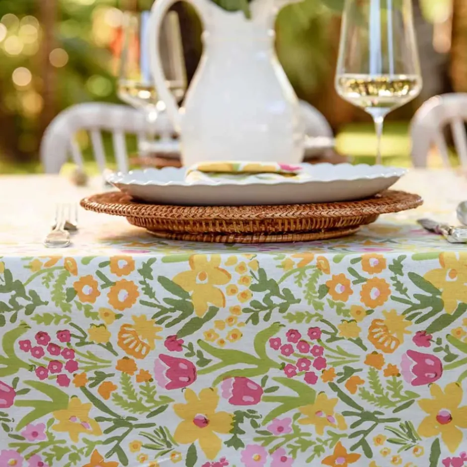 Pomegranate Inc 70s Flower Tablecloth^ Tablecloths