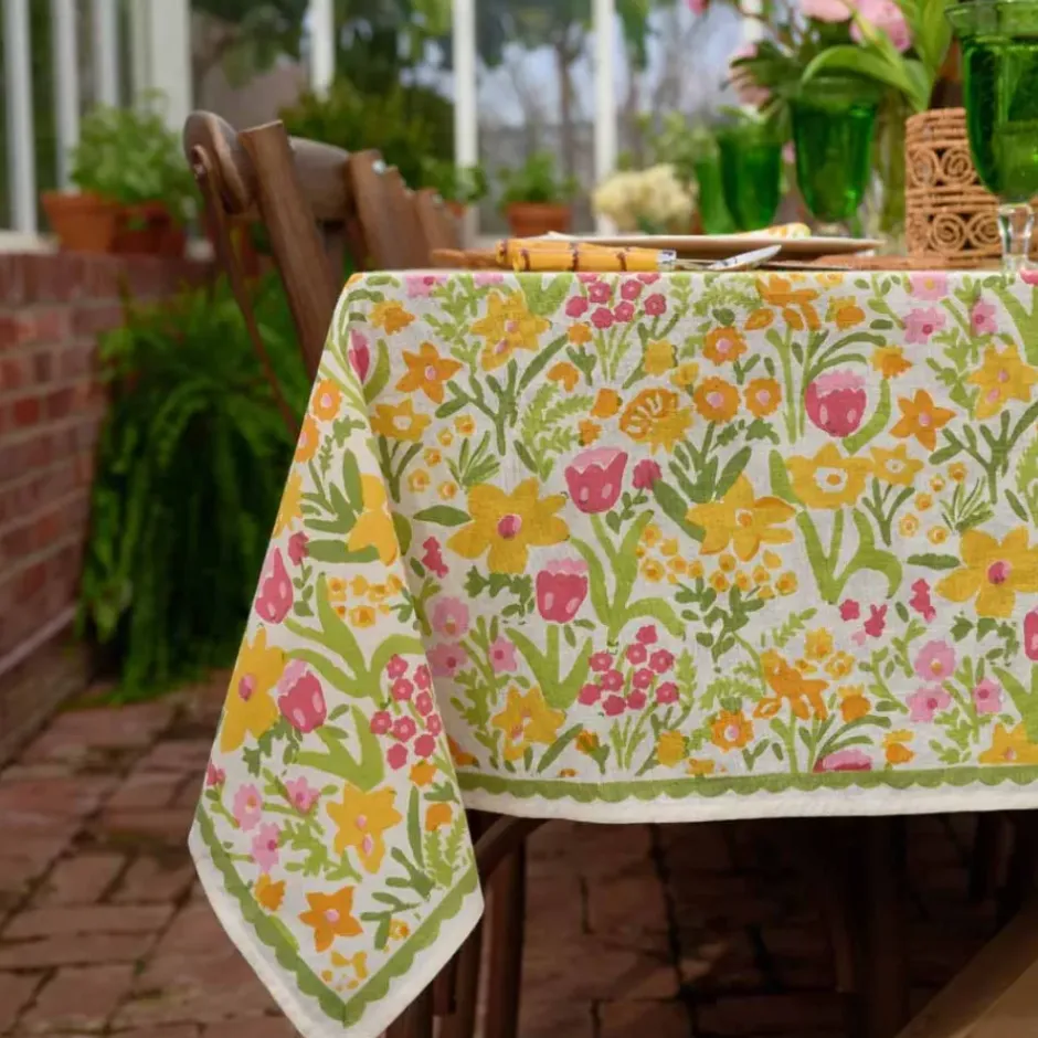 Pomegranate Inc 70s Flower Tablecloth^ Tablecloths