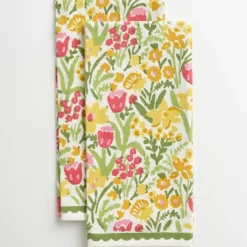 Pomegranate Inc 70s Flower Tea Towels^ Tea Towels