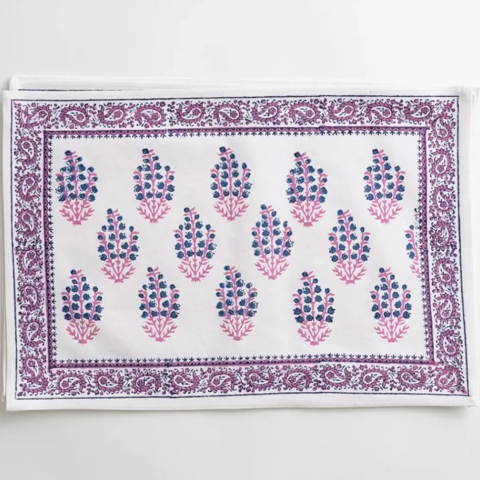 Pomegranate Inc Sagar Blue & Magenta Placemat^ Printed Placemats