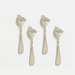 Pomegranate Inc Silver Horse Cheese Knives | Set of 4^ Serveware