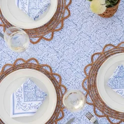 Pomegranate Inc Tapestry Blue Napkin^ Napkins
