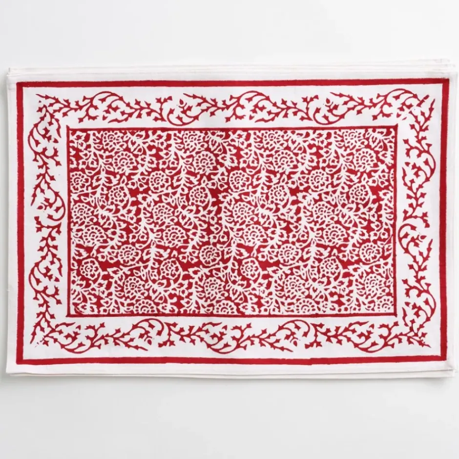 Pomegranate Inc Tapestry Deep Red Placemat^ Printed Placemats