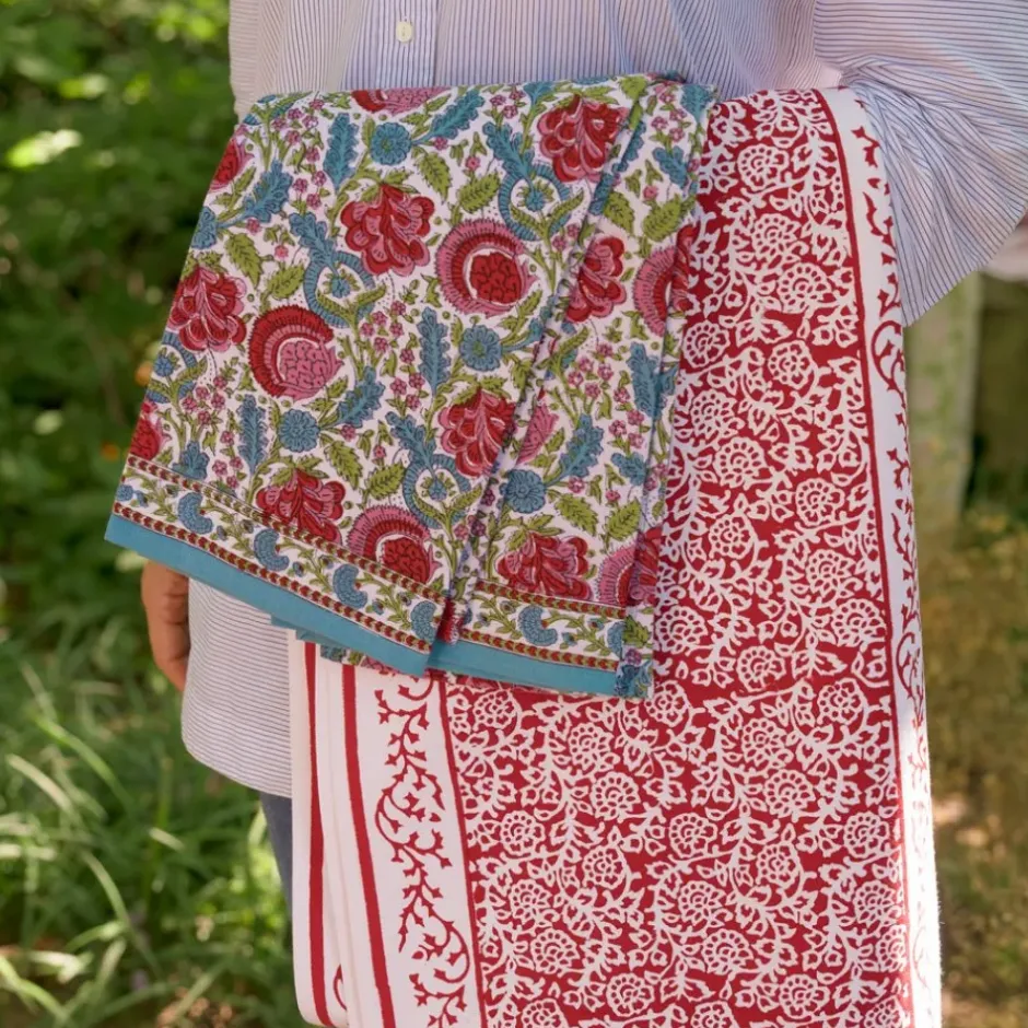 Pomegranate Inc Tapestry Deep Red Table Runner^ Table Runners