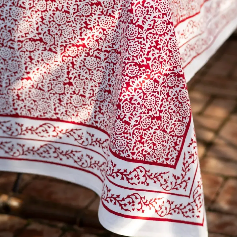 Pomegranate Inc Tapestry Deep Red Tablecloth^ Tablecloths