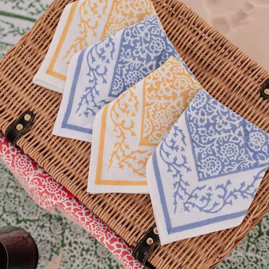 Pomegranate Inc Tapestry Marigold Napkin | Set of 4^ Napkins