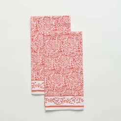 Pomegranate Inc Tapestry Persimmon Tea Towels | Set of 2^ Tea Towels