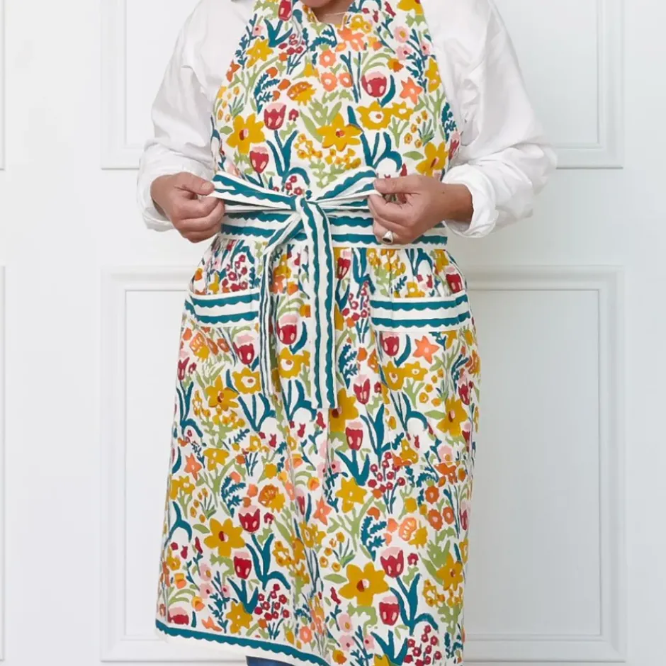 Pomegranate Inc Teal Garden Apron^ Aprons