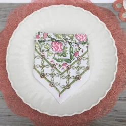 Pomegranate Inc Terracotta Woven Cloud Placemat | Set of 4^ Woven Placemats
