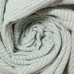 Pomegranate Inc Turquoise Woven Throw^ Quilts, Pillows & Throws