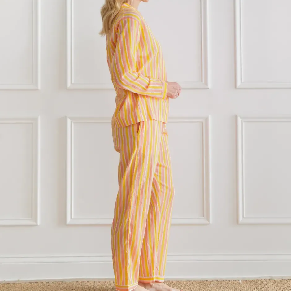 Pomegranate Inc Watercolor Orange Stripe Pajama Set^ Loungewear & Accessories