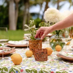 Pomegranate Inc Woven Natural Candle Holder / Vase Small^ Candle Holders, Vases & Lamps|Rattan, Wicker & Bamboo