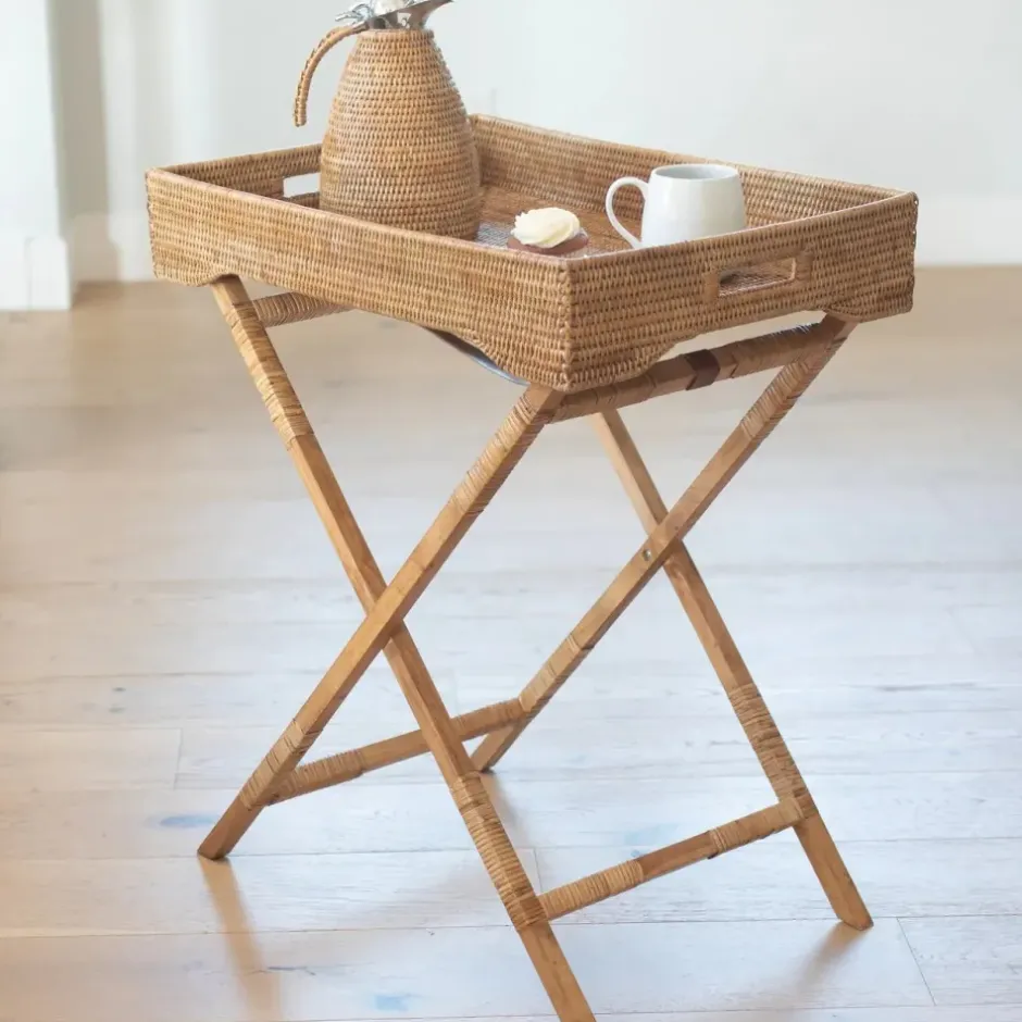 Pomegranate Inc Woven Rattan Butler Tray^ Serveware|Rattan, Wicker & Bamboo